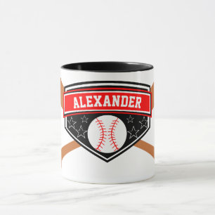 Baseball Player Personalize  Mug