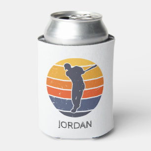 Baseball Player Personalized Can Cooler