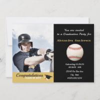 Baseball player Photo graduation class of 2022