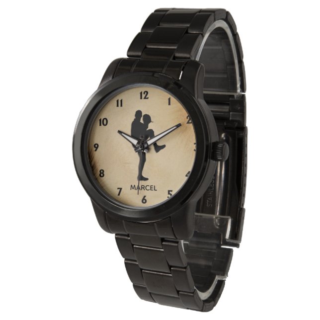 Baseball Player Pitcher Personal Sports Watch (Angled)