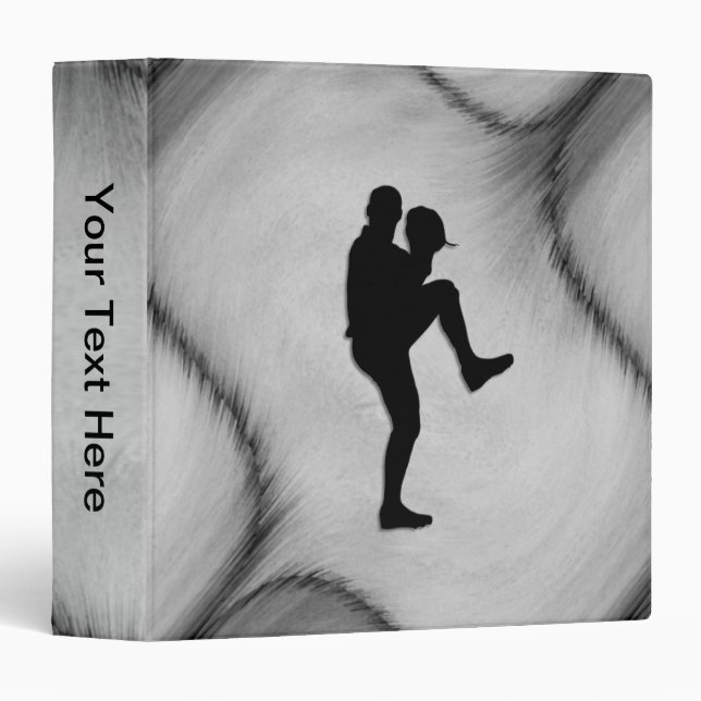 Baseball Player Pitcher Windup Binder (Front/Spine)