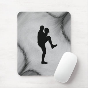 Baseball Player Pitcher Windup Mouse Pad