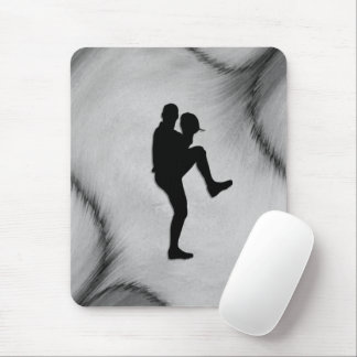 Baseball Player Pitcher Windup Mouse Pad