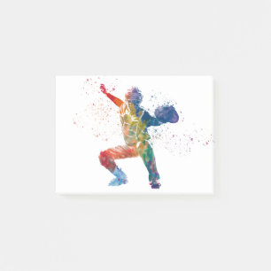baseball player post-it notes
