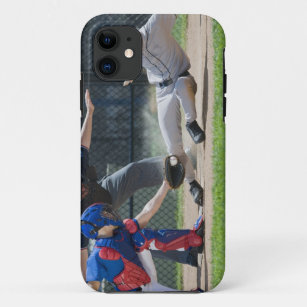 Baseball player sliding into home plate Case-Mate iPhone case