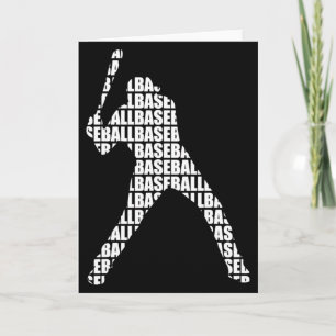 Baseball Player Softball Player Team Sport Funny T Card