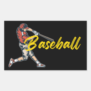 Baseball Player Sticker