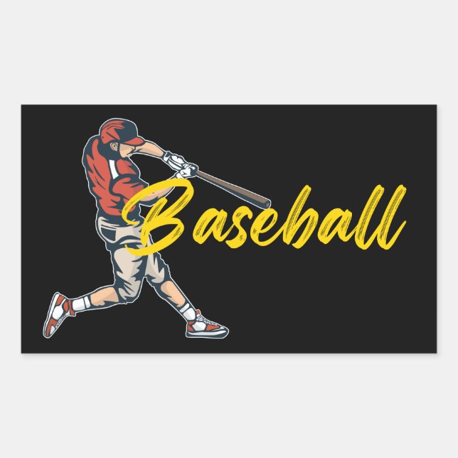 Baseball Player Sticker (Front)