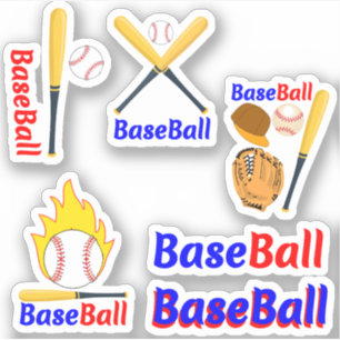 Baseball Player Sticker Pack Decals
