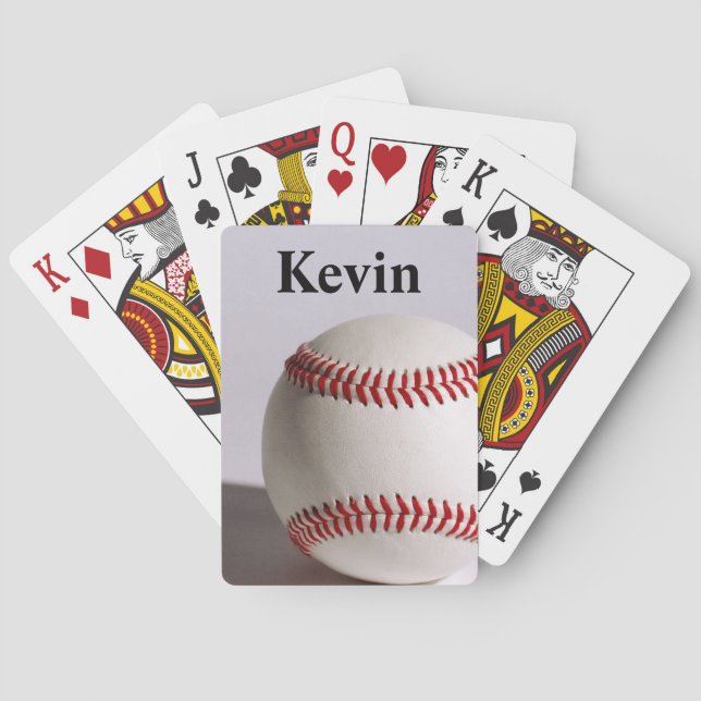 baseball playing cards (Back)