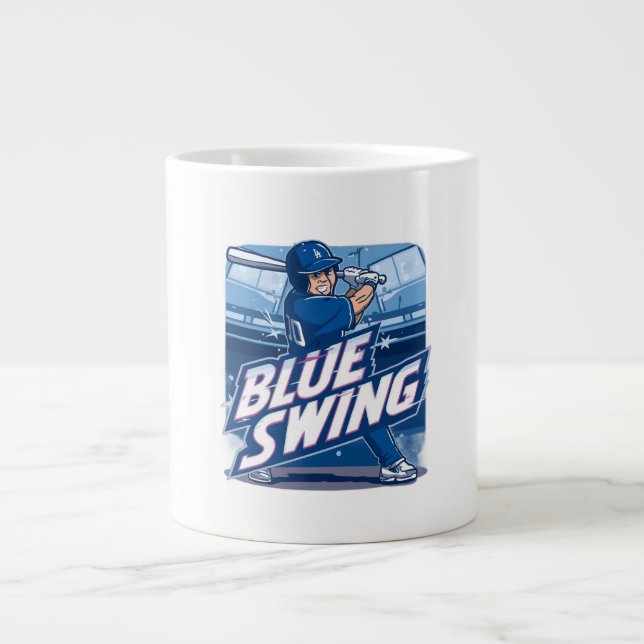 Baseball Playoff Championship Spirit Design Large Coffee Mug (Front)