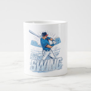 Baseball Playoff Championship Spirit  Large Coffee Mug