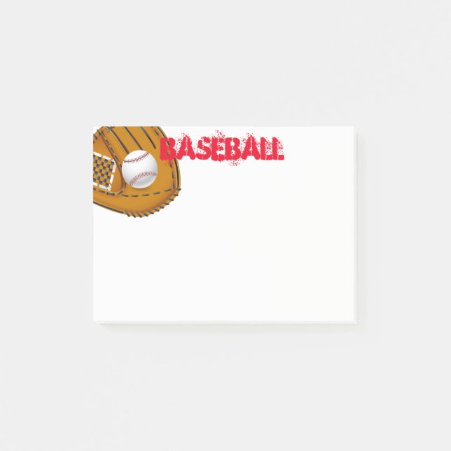Baseball Post-it-Notes Post-it Notes (Front)