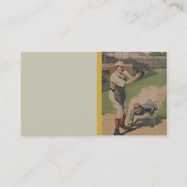Baseball Poster Business Card (Front)