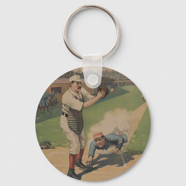 Baseball Poster Keychain (Front)