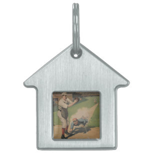 Baseball Poster Pet ID Tag