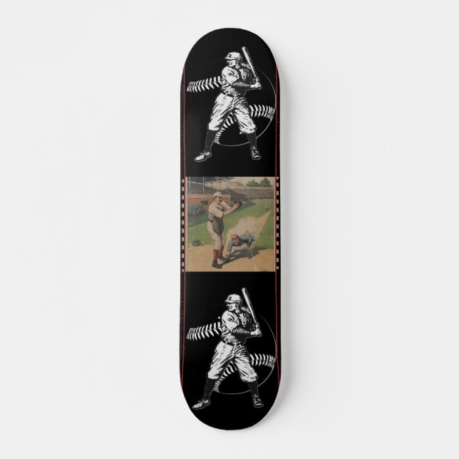Baseball Poster Skateboard (Front)