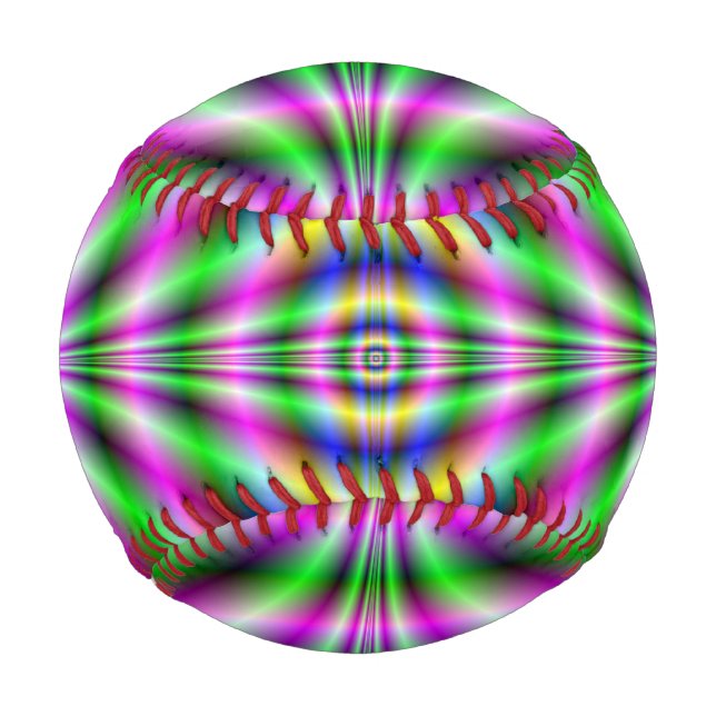 Baseball  Psychedelic Neon Eye (Back)