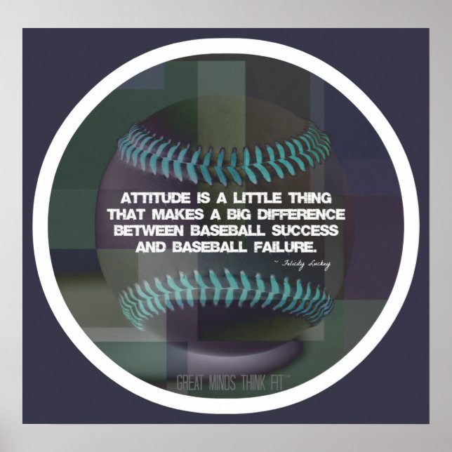 Baseball Quote Poster 010 (Front)