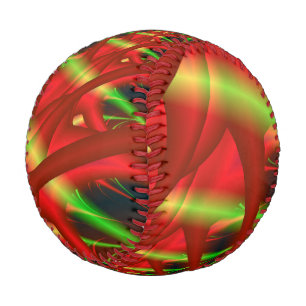 Baseball Red and Green Neural Network Spiral