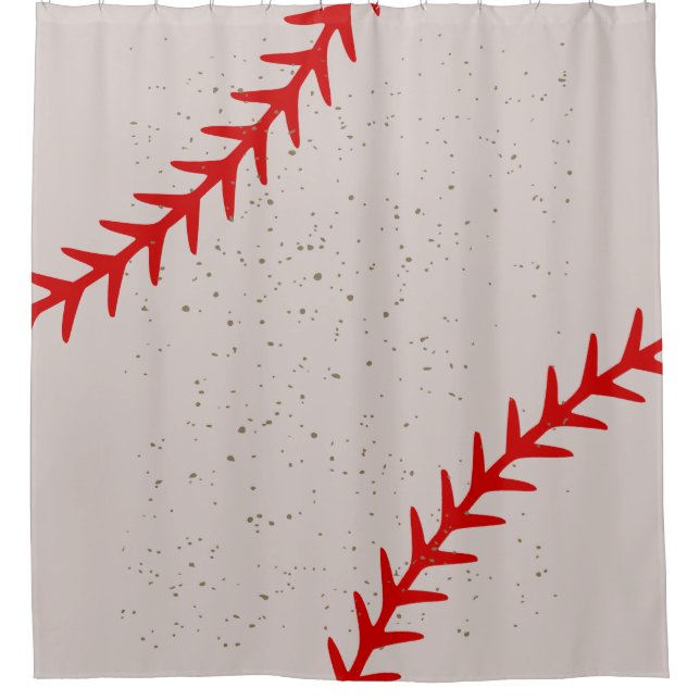 Baseball Red Stitches Lace Themed   (Front)