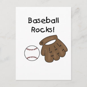 Baseball Rocks T-shirts and Gifts Postcard