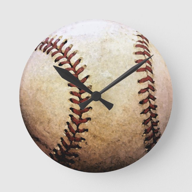 Baseball Round Clock (Front)