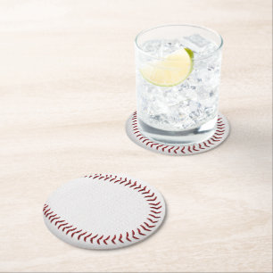 Baseball Round Paper Coaster