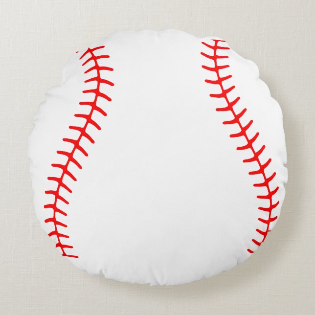 Baseball Round Pillow (Front)