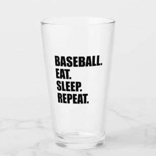 Baseball routine glass