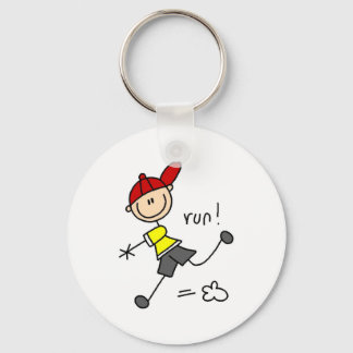 Baseball Run Tshirts and Gifts Keychain