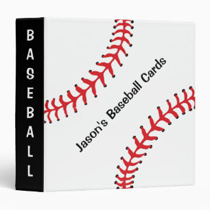 Baseball Scrapbook Binder