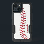 Baseball seam pattern name monogram<br><div class="desc">Simple yet elegant gift for a baseball champion player, coach or fan. Customize and personalize by adding a name to make a fun present for a baseball mom or dad.</div>