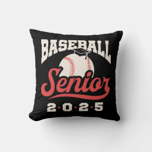 Baseball Senior Class 2025 Throw Pillow