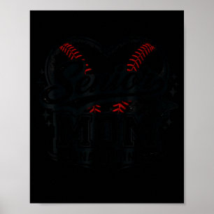 Baseball senior mom 2026 the final inning happy poster