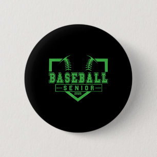 Baseball Senior Night Baseball Senior 2025 Graduat 2 Inch Round Button