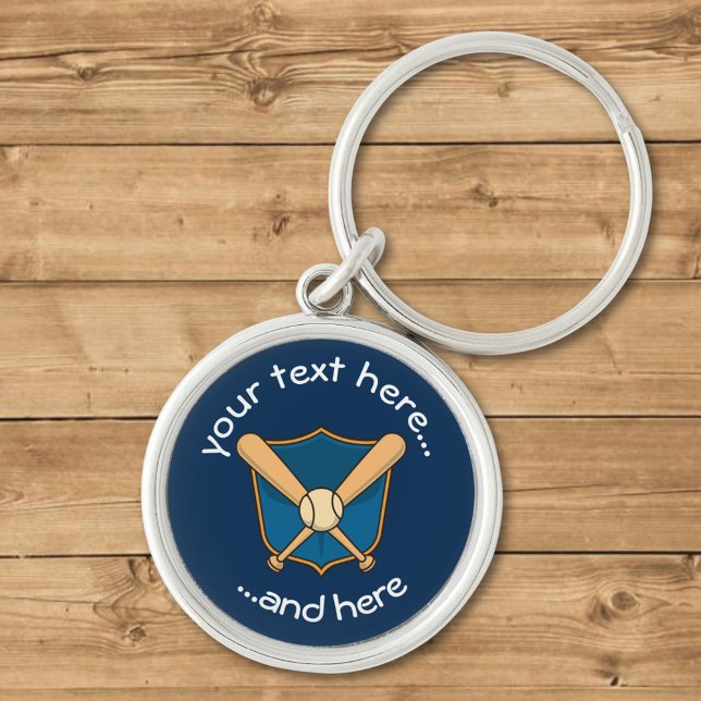 Baseball Shield Keychain (Creator Uploaded)