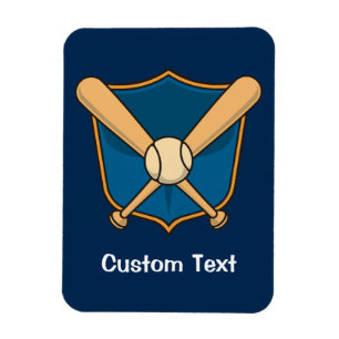 Baseball Shield Magnet