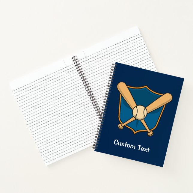 Baseball Shield Notebook (Inside)
