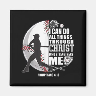 Baseball-shirt Kids Jesus Girl Christ Boy Bible Ve Magnet