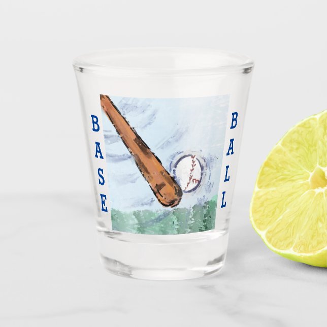 BASEBALL SHOT GLASS (Front)
