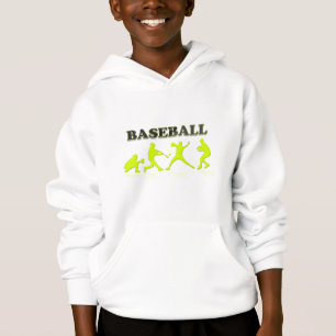 Baseball Silhouettes Kids Hoodie