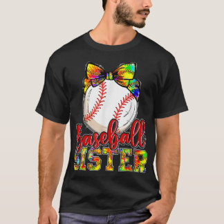 Baseball Sister Cute Baseball Gift For Sisters Chi T-Shirt