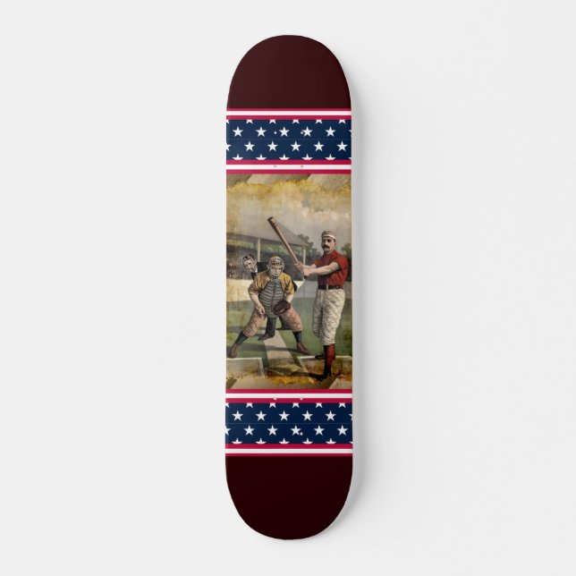 Baseball : Skateboard Vintage (Devant)