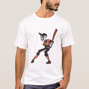 baseball skeleton design for baseball players T-Shirt