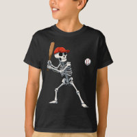 Baseball Skeleton Halloween Skeleton Playing Baseb
