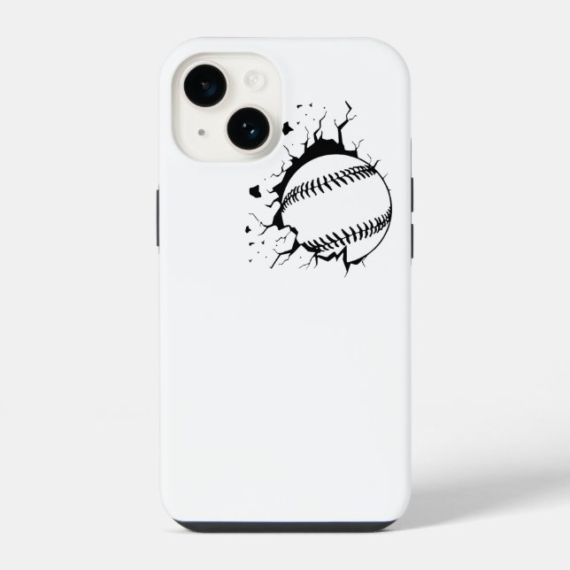 Baseball Smash iPhone Case (Back)