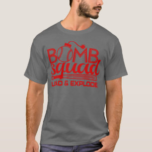 Baseball Softball Bomb Squad Home Run Dinger Club  T-Shirt