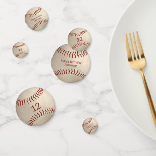 baseball softball boys girls birthday party confetti