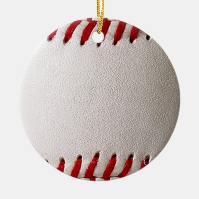 Baseball Softball Ceramic Ornament (Front)